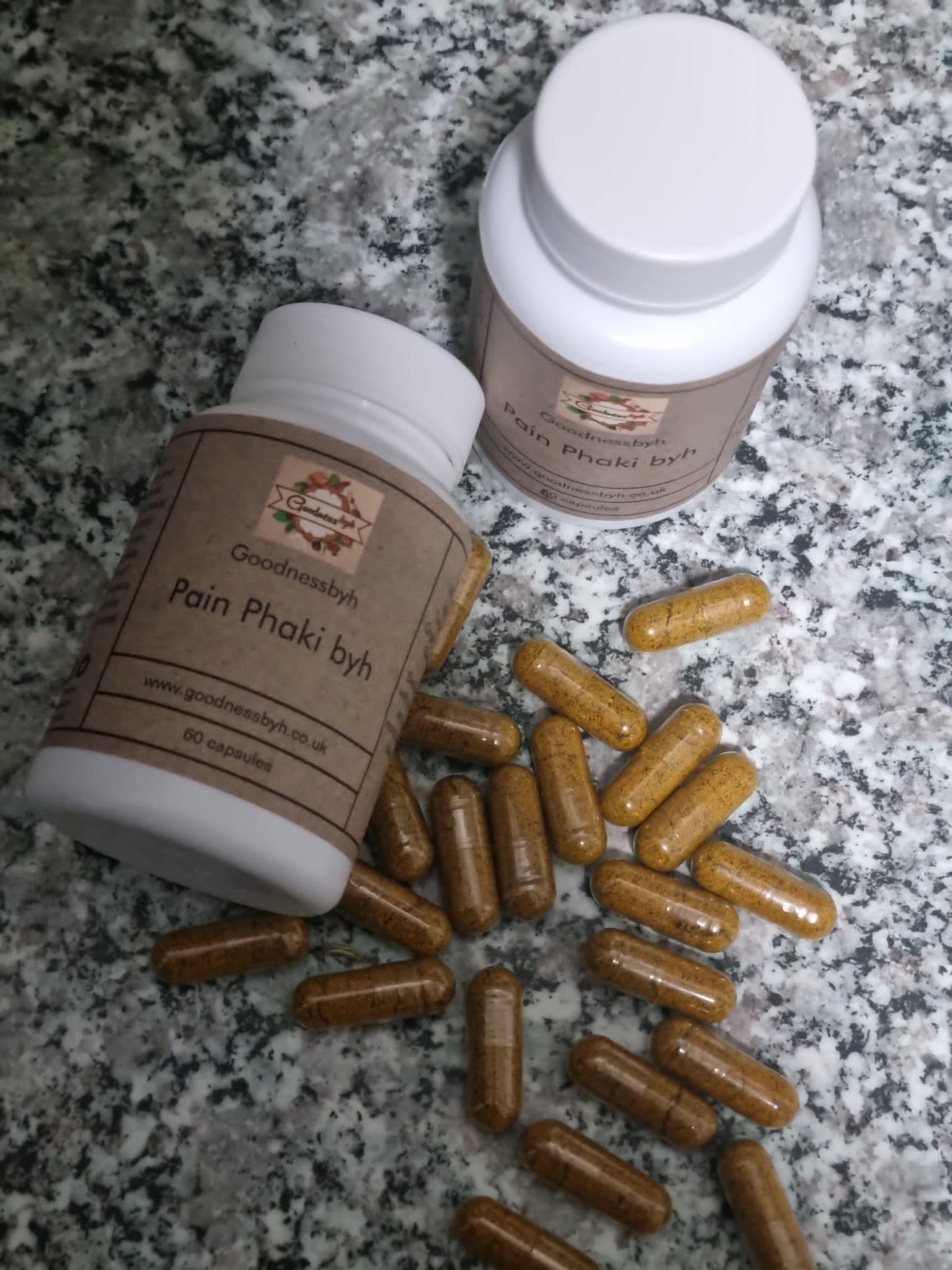 Pain Phaki Herbal Remedy Capsules. Vitamins & Supplements. Assist with pain inflammation, helps reduce pain and swelling as well as many other health benefits.
