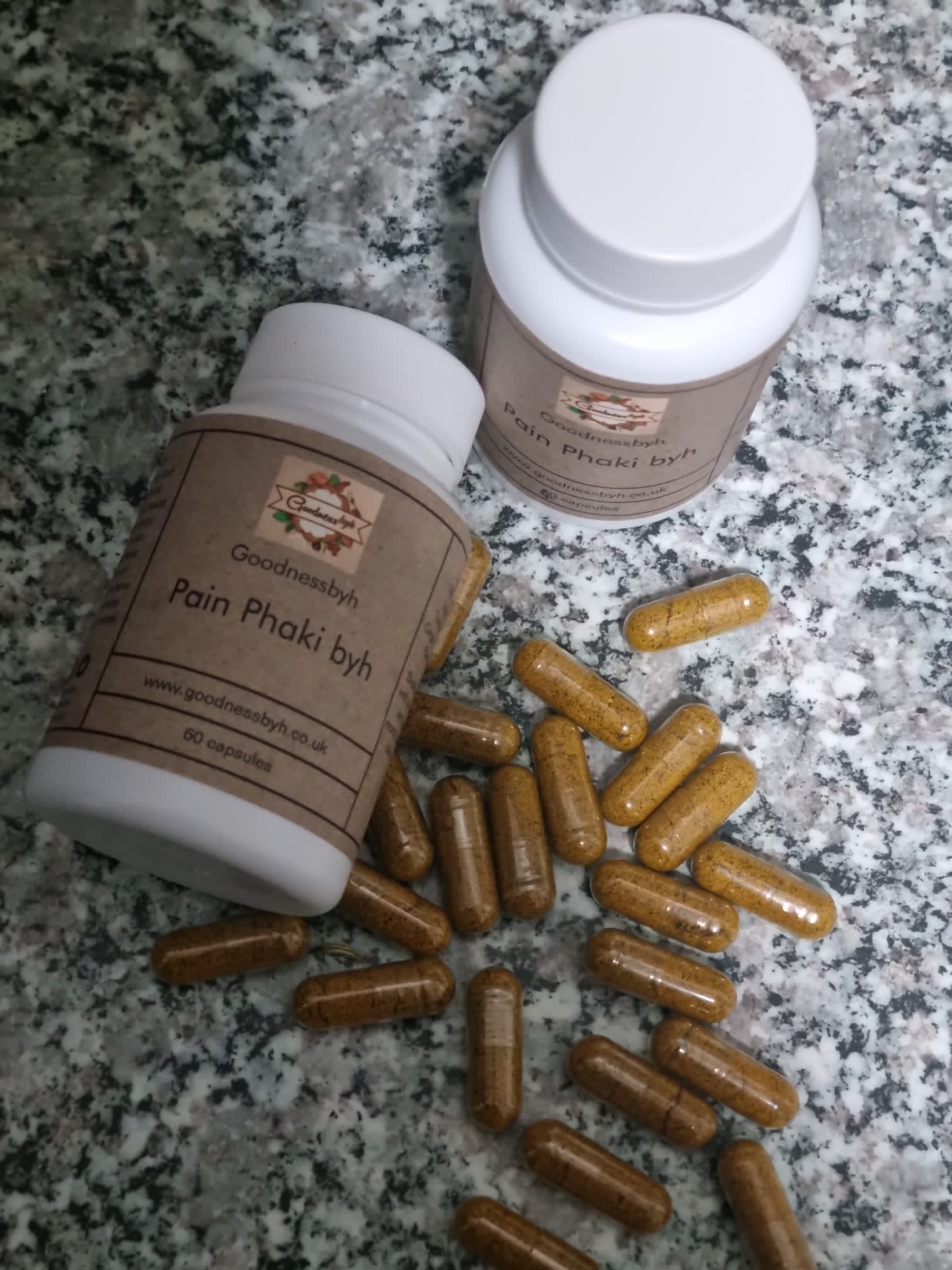 Pain Phaki Herbal Remedy Capsules. Vitamins & Supplements. Assist with pain inflammation, helps reduce pain and swelling as well as many other health benefits.