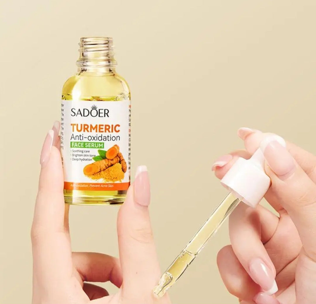 SADOER TURMERIC 30ml. Anti-oxidation FACE SERUM.