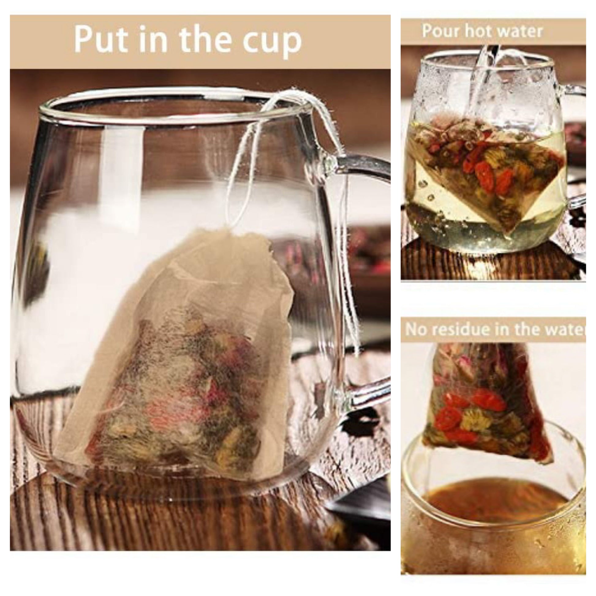 Goodnessbyh Kahwa Herbal Tea Bag Infusions containing nutrients and plant compounds, including antioxidants, that can have positive health effects