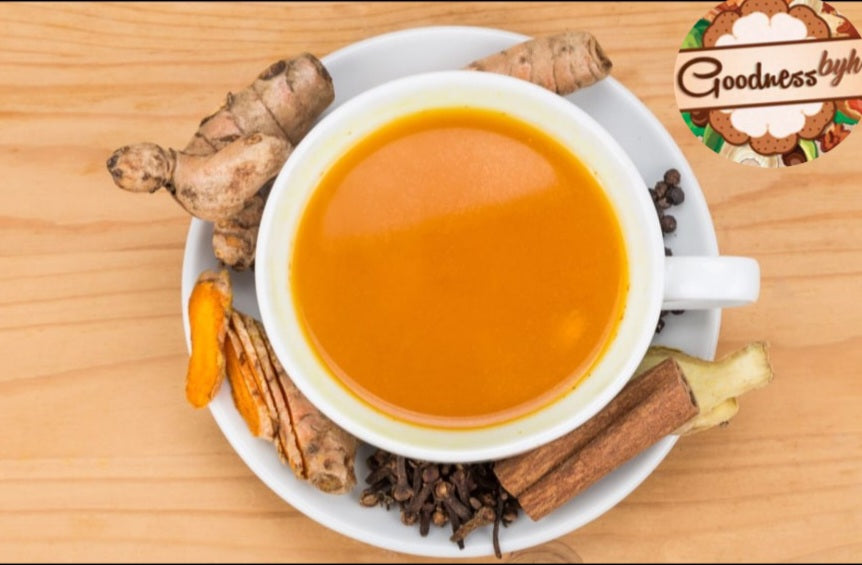 Turmeric Tea Turmeric is beneficial for your health. Another healthy way to consume turmeric is by preparing turmeric tea. Herbal vitamins and supplements